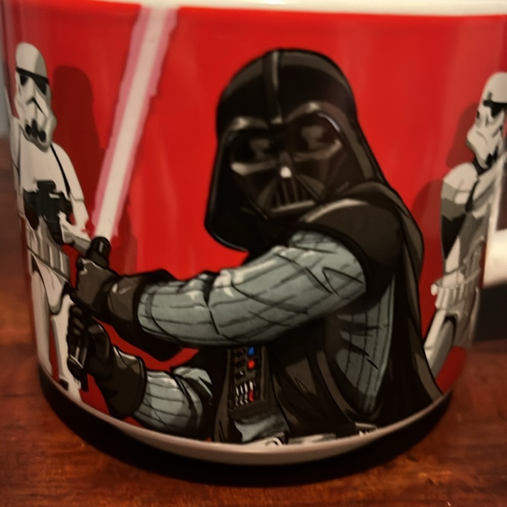 Star Wars Galerie Mug Storm Troopers & Darth Vader  Red, White, Black STACKABLE!